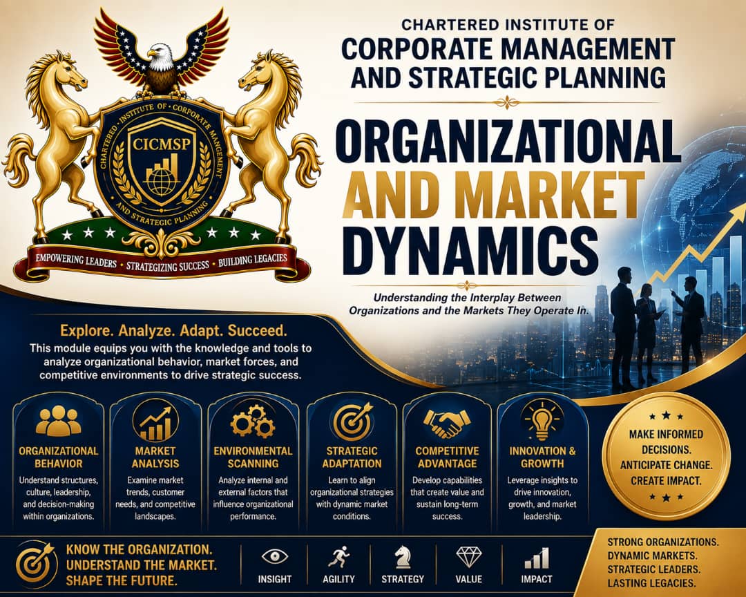 ORGANIZATIONAL AND MARKET DYNAMICS